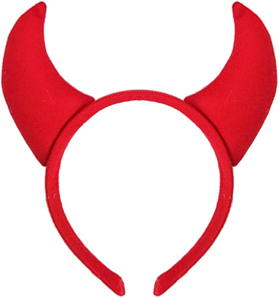 Devil Horns Headband Halloween Costume Accessories for Women Men | Amazon (US)