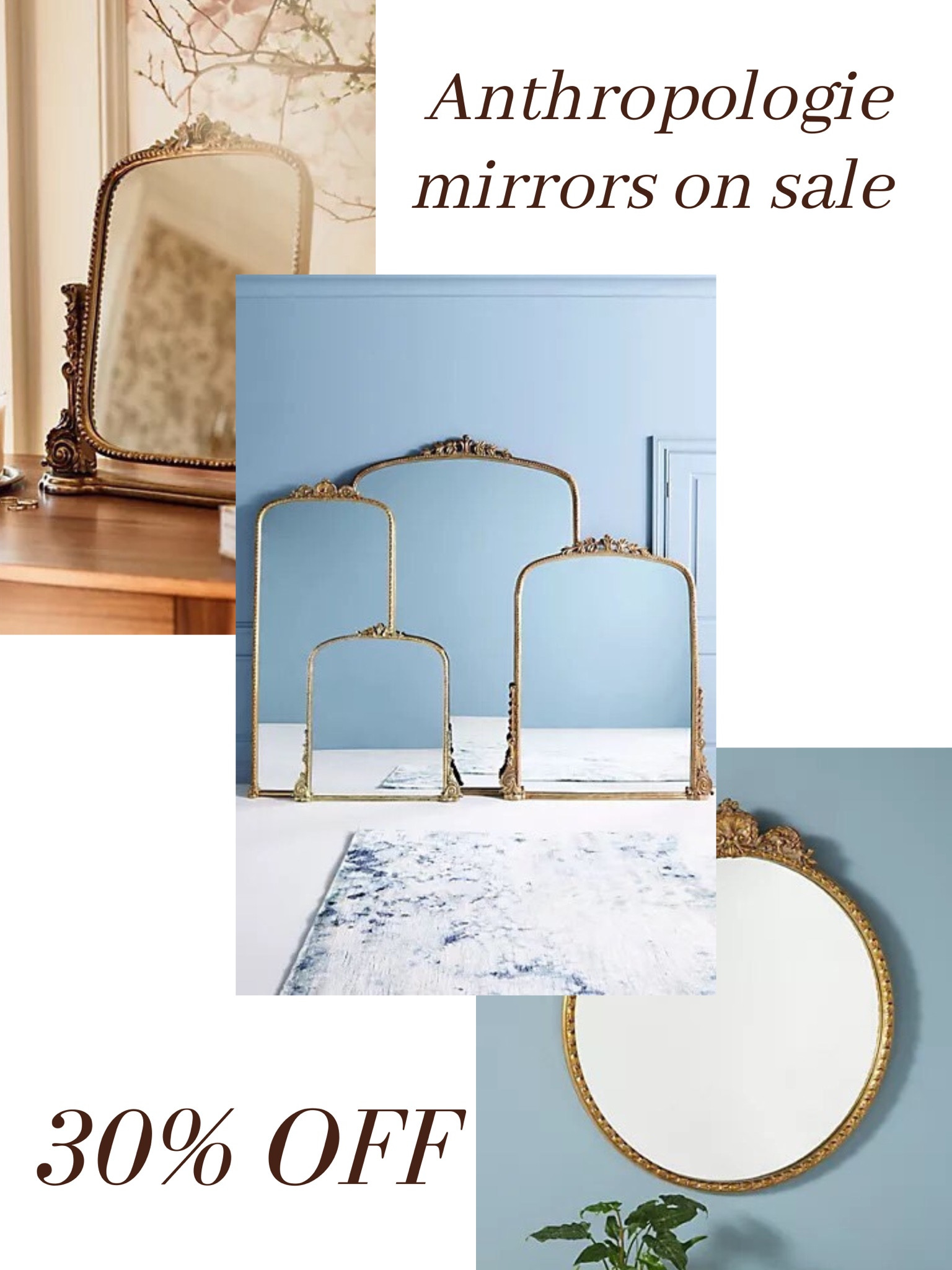 Anthropologie gleaming primrose leaning full length floor mirror on sale! 

#LTKsalealert #LTKhome #LTKGiftGuide
