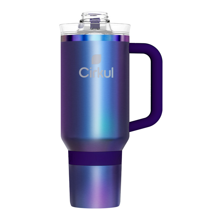 Cirkul 40oz All-Day StrawSip Double-Wall Insulated Stainless Steel Tumbler with Handle, Chameleon... | Walmart (US)