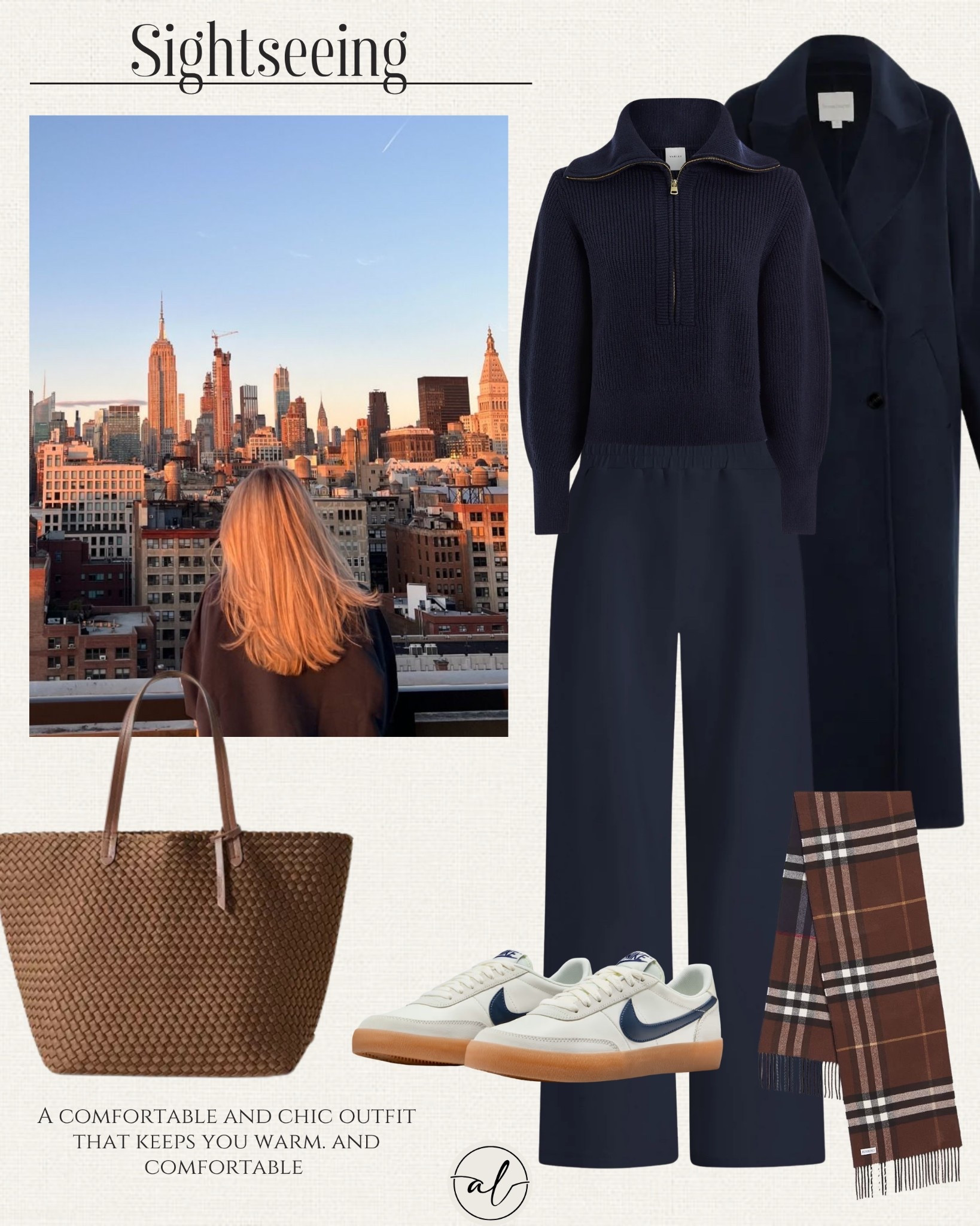 Sightseeing outfit idea: a comfortable and chic outfit that keeps you warm and comfortable. 

#LTKSeasonal #LTKStyleTip #LTKU