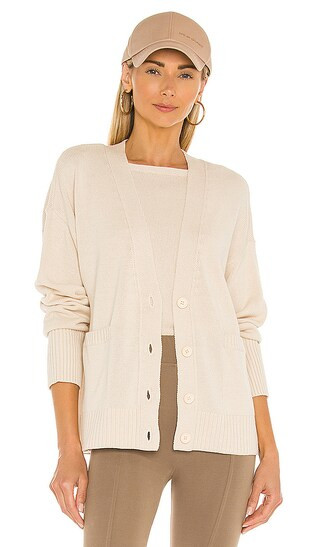 Relaxed Pocket Cardigan in Cream | Revolve Clothing (Global)