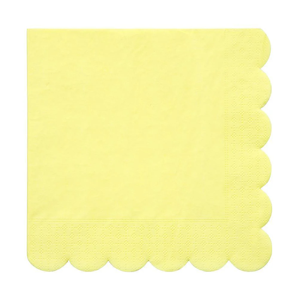 Pale Yellow Large Napkins | Ellie and Piper
