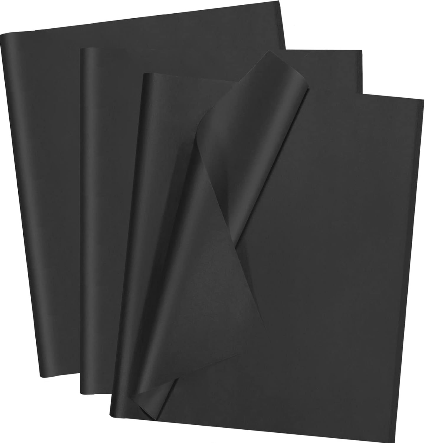 100 Sheets Black Tissue Paper Artdly 14 x 20 Inches Black Wrapping Paper Bulk for Weddings Birthday DIY Project Christmas | Amazon (US)