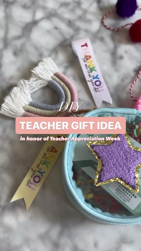 Can you believe we are almost at the end of another school year? 😱 No matter what kind of year our kids had, one thing is certain—their teachers worked hard and deserve to feel appreciated. 😍🍎 Save this fun and simple DIY teacher gift that makes for the perfect end-of-year gift or treat for Teacher Appreciation Week! 💗 #teacherappreciation #teachergifts #school 

#LTKkids