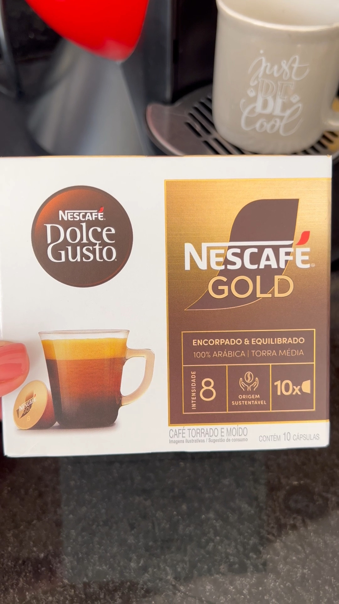 O NESCAFÉ® GOLD é equilibrado e combina grãos 100% arábica com uma torra primorosa para um café harmonioso. Ele entrega equilíbrio perfeito entre acidez, corpo e doçura.