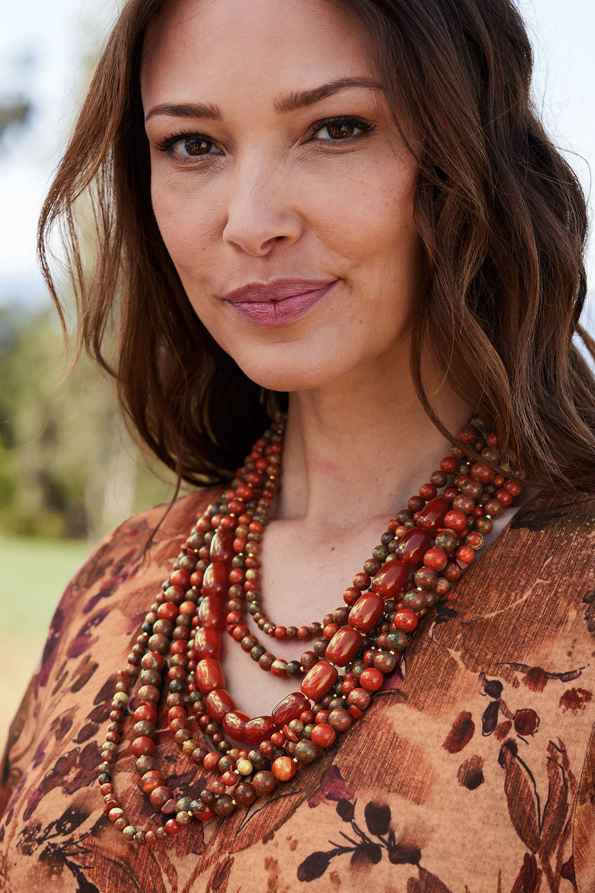Rhea Red Jasper Necklace | Soft Surroundings
