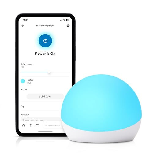Echo Glow - Multicolor smart lamp, Works with Alexa | Amazon (US)