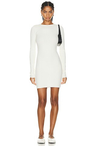 Long Sleeve Crewneck Mini Dress | FWRD 