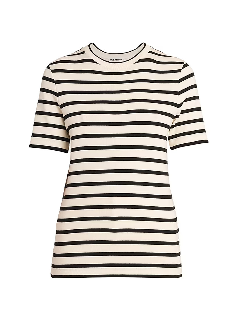 Striped Cotton T-Shirt | Saks Fifth Avenue