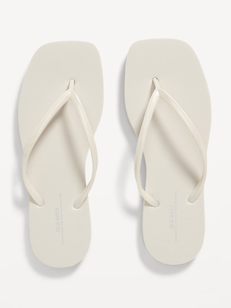 Square Toe Flip-Flop Sandals | Old Navy (US)