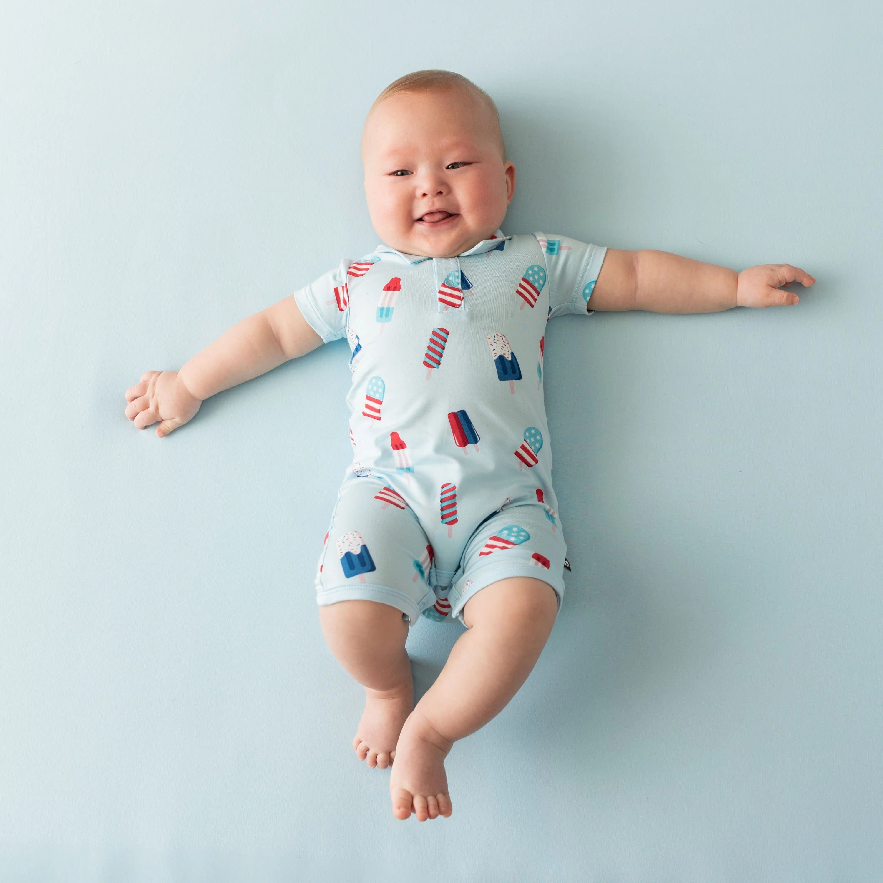 Polo Shortall in Popsicle | Kyte BABY