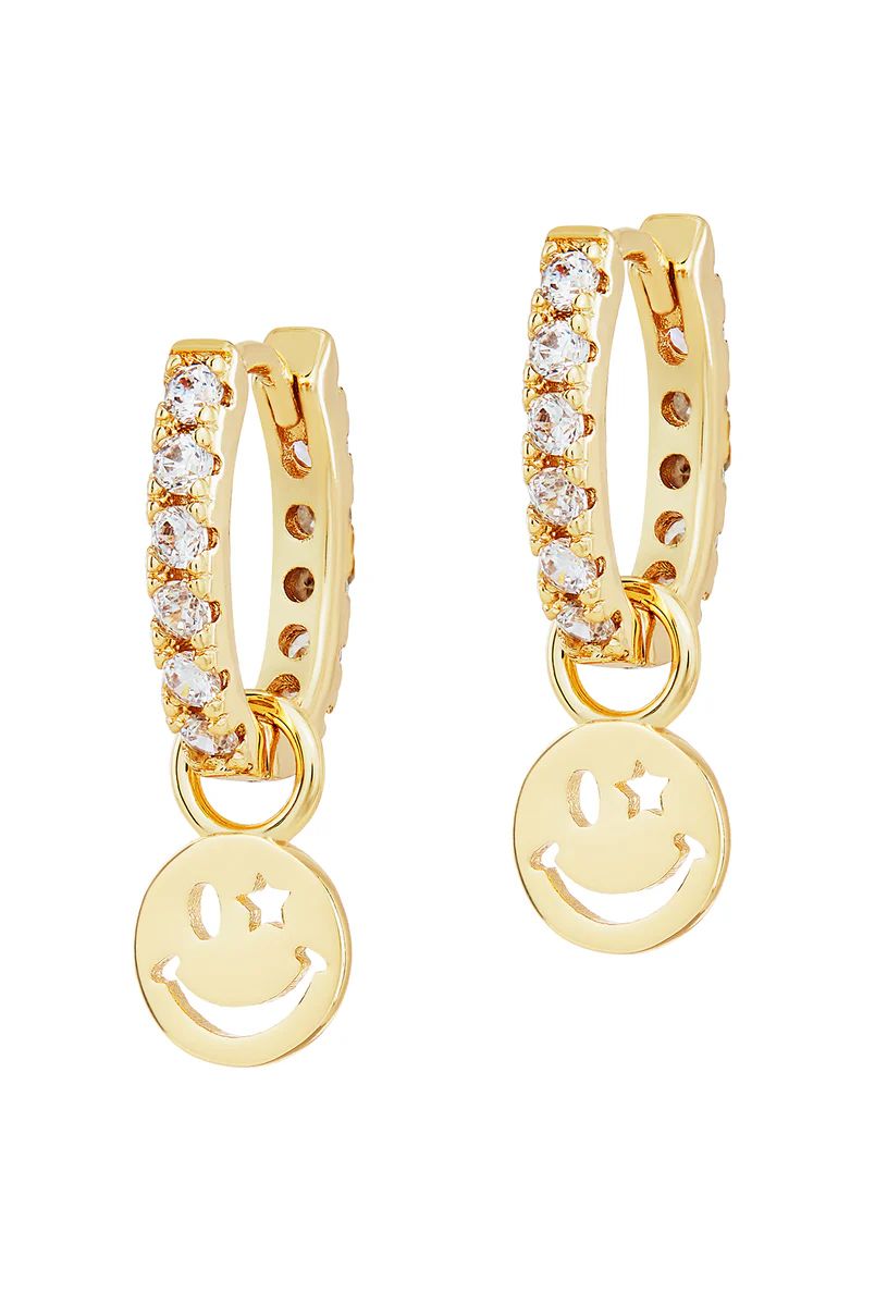 Don't Worry Be Happy Earrings | Oxygen Boutique
