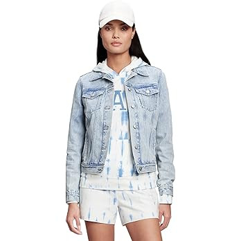 GAP Women's Icon Denim Jacket | Amazon (US)