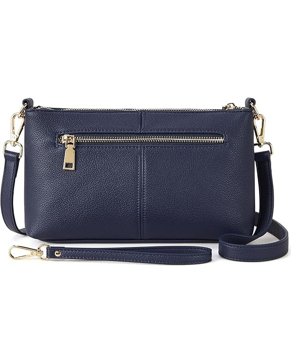 BOSTANTEN Small Purses for Women Crossbody Bags Leather Wristlet Purses Envelope Clutch Purse | Amazon (US)