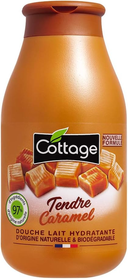 Cottage Douche Lait Hydratante Tendre Caramel 97 % d’Ingrédients d’Origine Naturelle 250 ml | Amazon (FR)