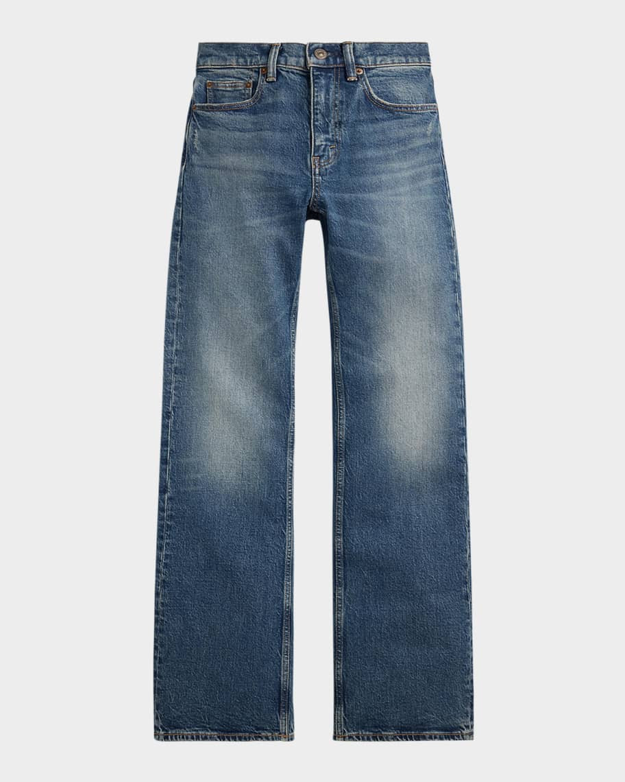 Polo Ralph Lauren Mid-Rise Bootcut Denim Jeans | Neiman Marcus