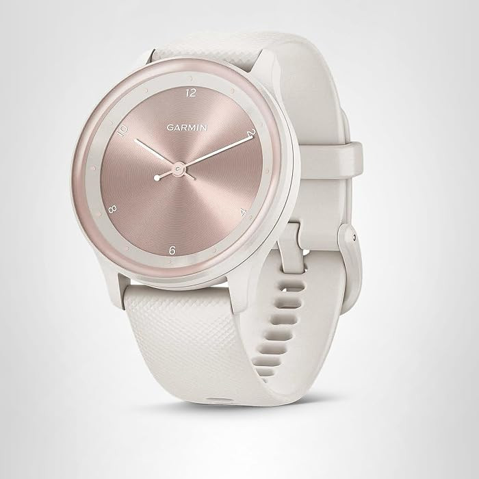 Garmin vivomove Sport, Hybrid Smartwatch, Health and Wellness Features, Touchscreen, White | Amazon (US)