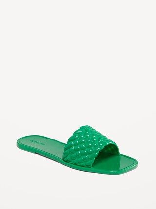 Quilted Jelly Slide Sandals | Old Navy (CA)