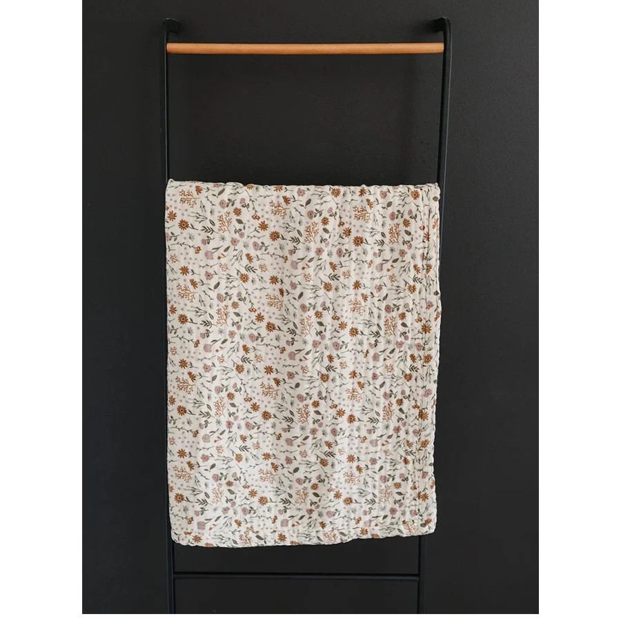 Muslin Quilt, Meadow Floral | SpearmintLOVE