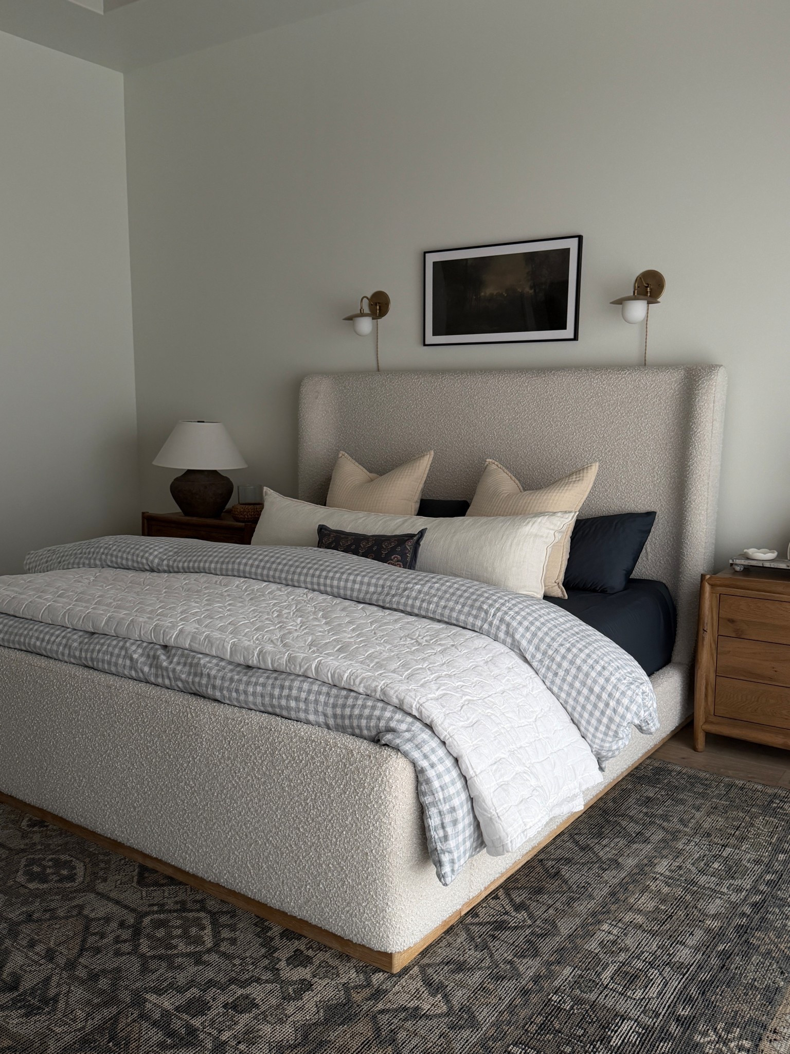 Shop our bedroom here, including our Amazon bed! I love this blue bedding 😍

#LTKHome