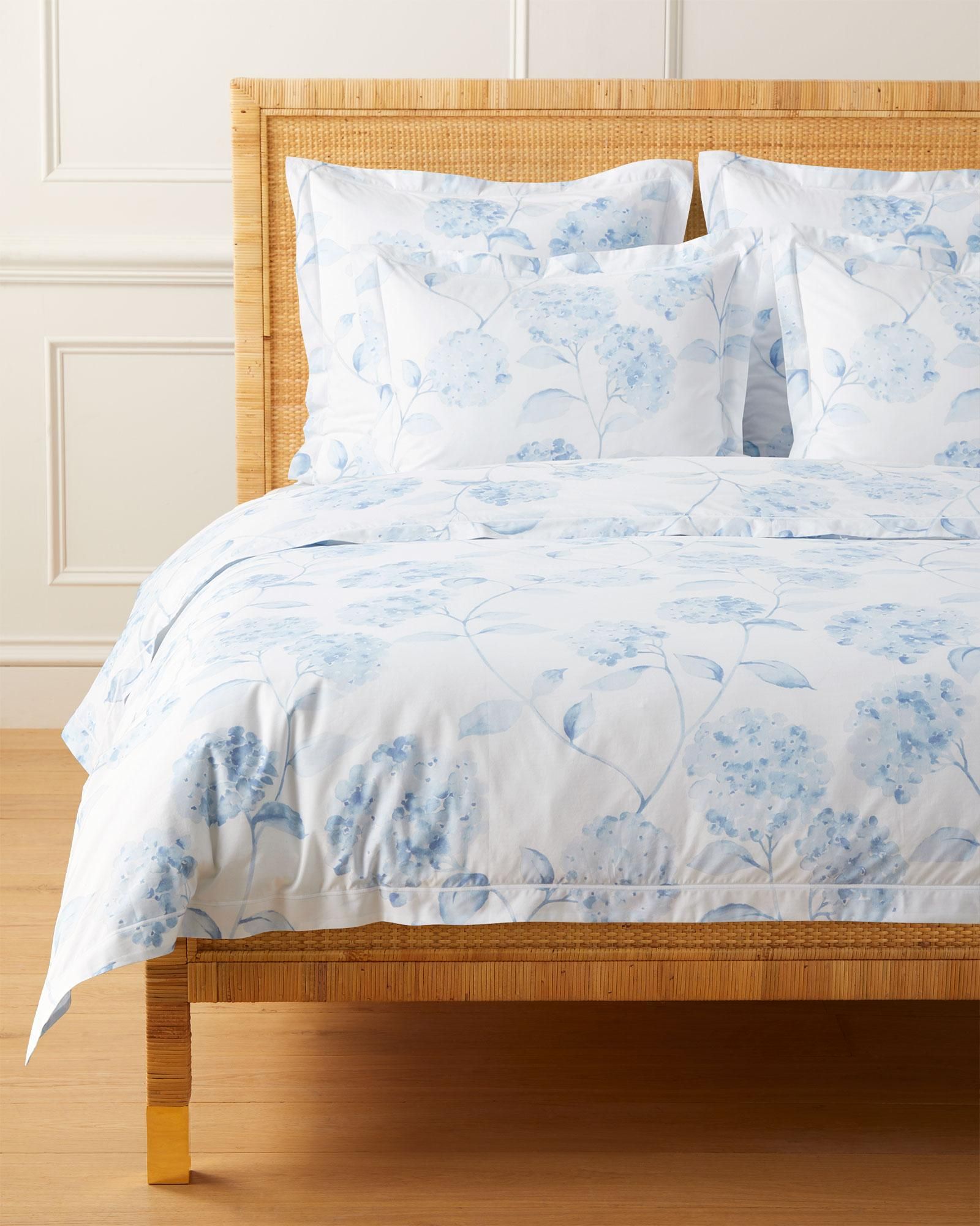 Hydrangea Percale Duvet Cover | Serena and Lily
