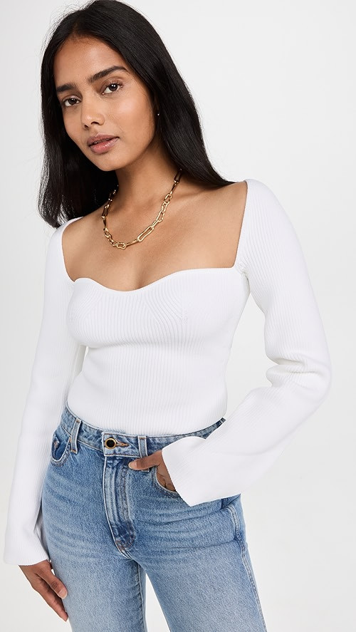 Chiara Bustier Knit Top | Shopbop