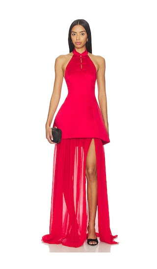 Rosella Maxi Dress in Red | Revolve Clothing (Global)