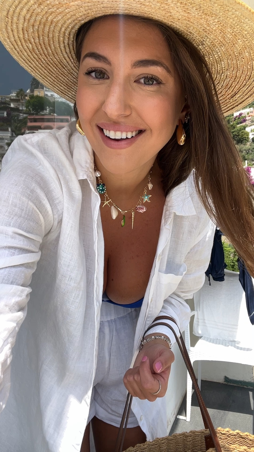 Amalfi coast outfit of the day! Full boat day wearing this cupshe one piece swimsuit, Amazon linen shorts and Amazon linen cover up with Amazon accessories ☀️




Italy outfits | Italy vacation outfits | Italy summer outfits | outfits for Italy | Europe summer outfits | Positano | Amalfi coast outfits | vacation outfit | vacation outfits beach | vacation looks | Amazon vacation 

#LTKTravel #LTKMidsize #LTKFindsUnder100