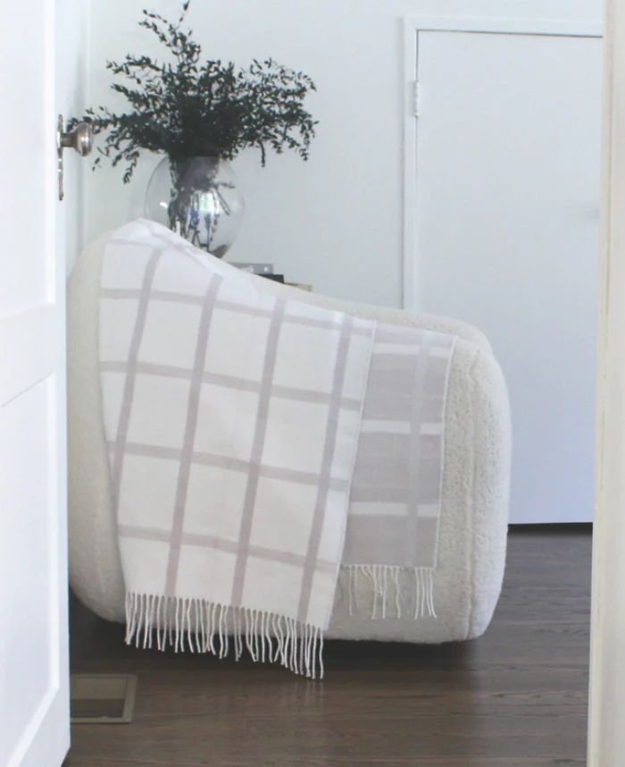 Tribeca Windowpane Throw | The Styled Collection