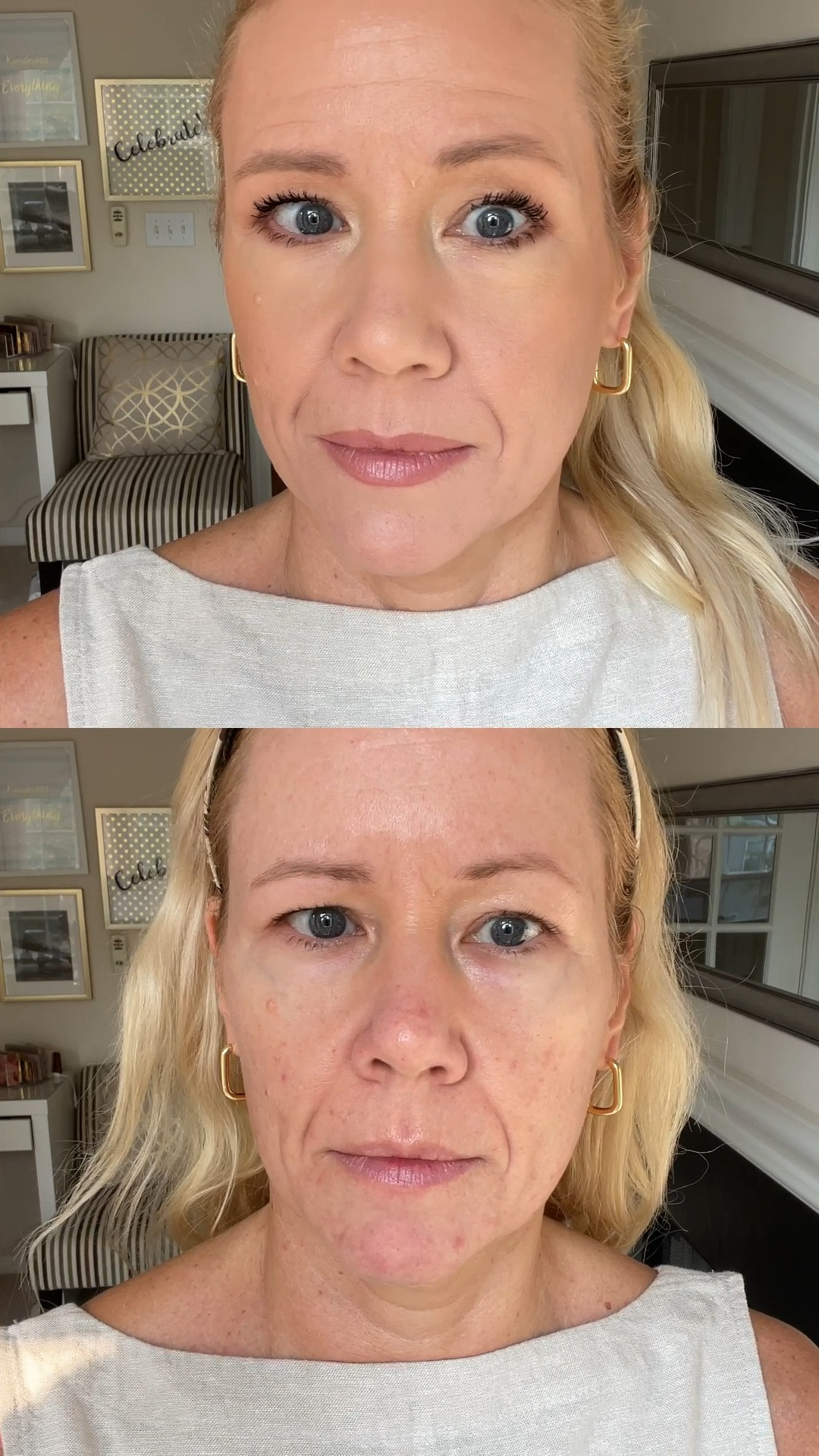 Nope! I have no work done! I have done no Botox, no fillers, no cosmetic surgeries! You can do it! I don’t care! BTW I also don’t use filters! It’s just the power of makeup! 💄 

#LTKOver40 #LTKBeauty