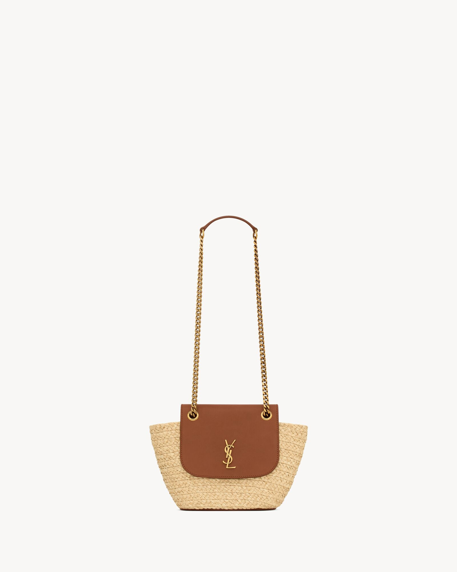 mini Manon in raffia | Saint Laurent Inc. (Global)
