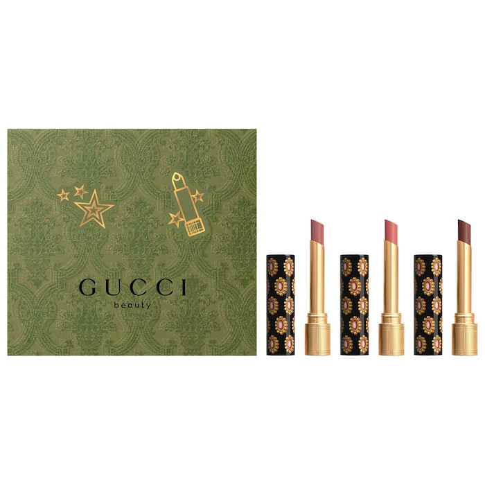 3 Piece Glow & Care Shine Lipstick Festive Gift Set | Sephora (US)