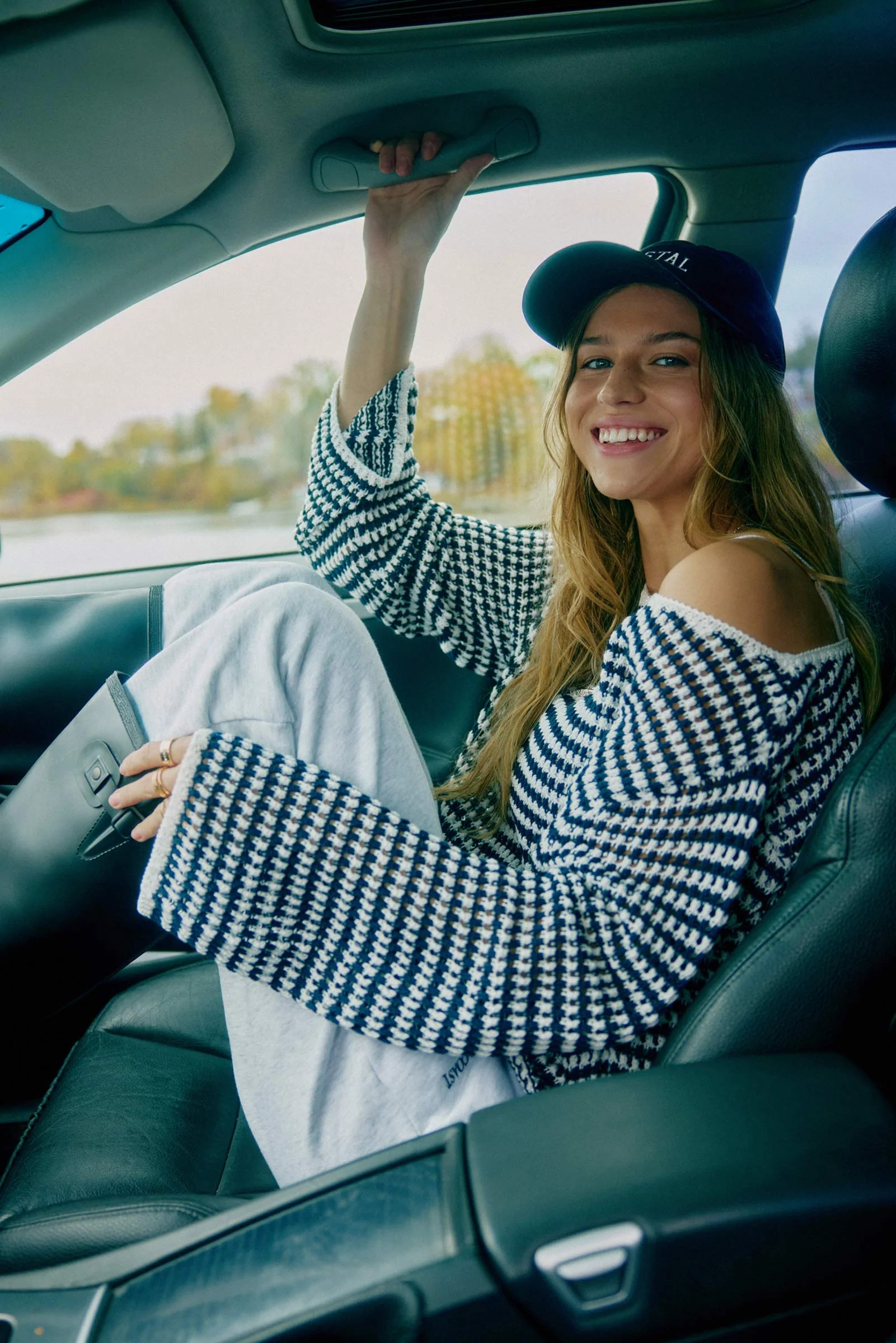 Striped Boat Neck Sweater | Ardene