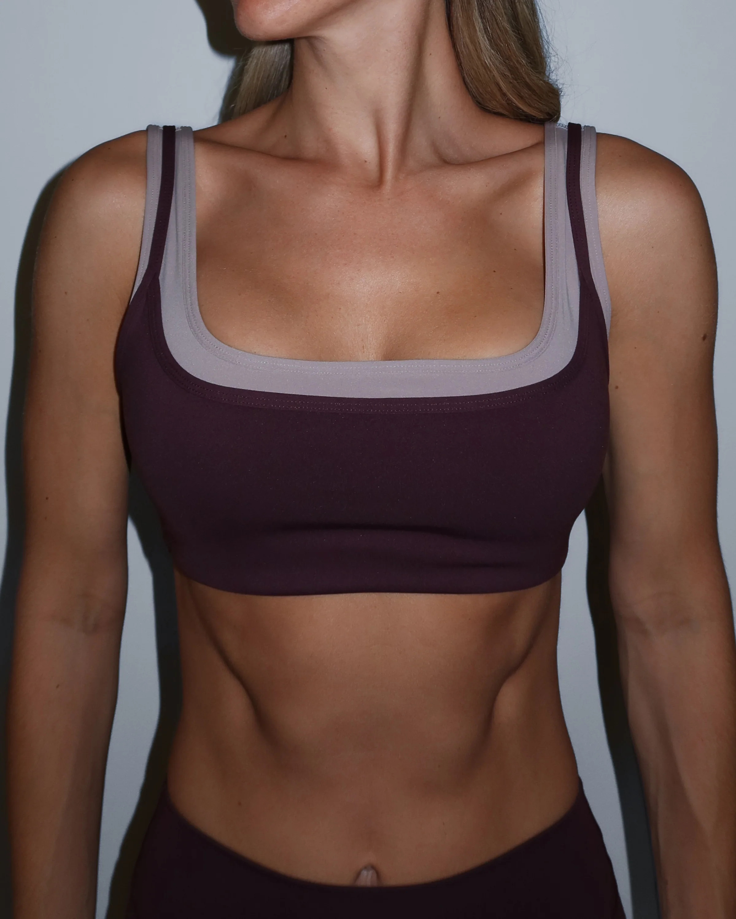 Double Layer Core Bra - Chocolate Cherry & Truffle | Liaison the Label