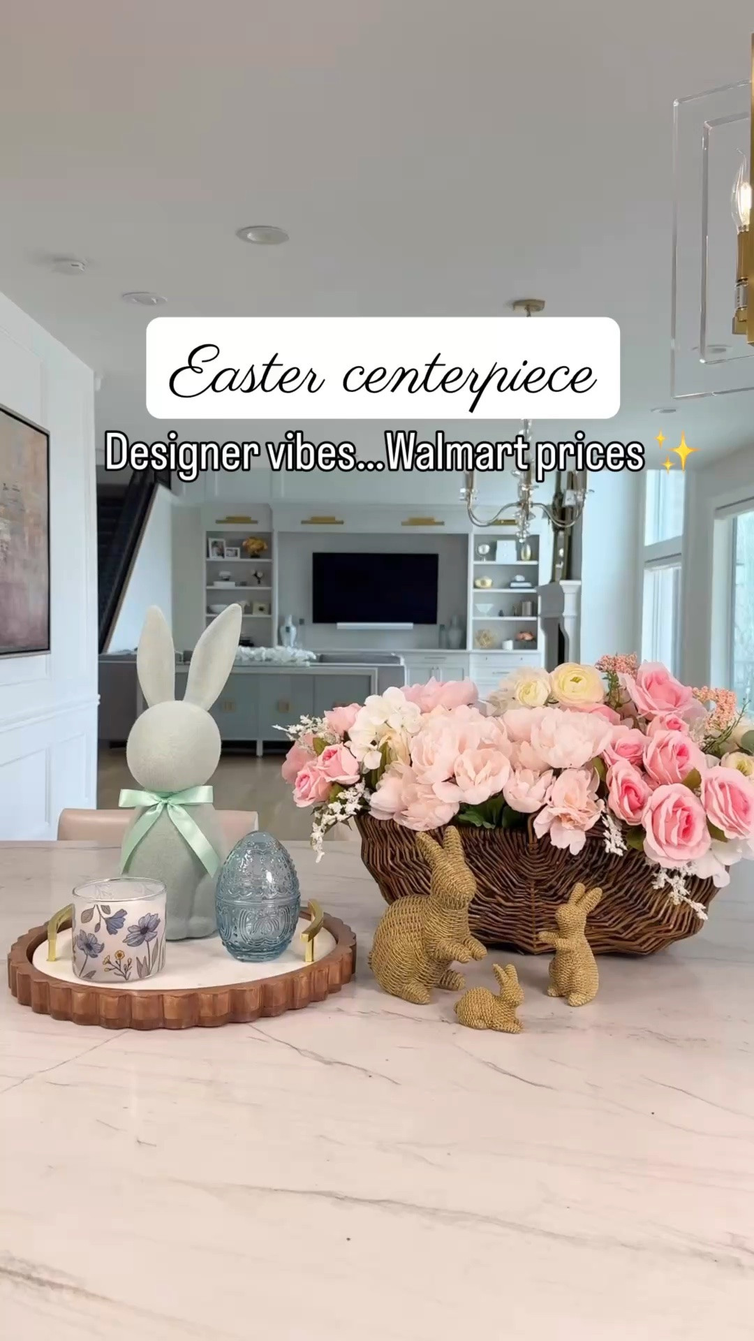 Designer spring centerpiece… Walmart prices ✨

Styled this beauty with my interior designer friend @kristina.weaver.05 and I can’t stop staring at it. 🤍

Save this step-by-step guide for when your table needs a little spring refresh 💐

Affordable, elevated style for busy moms 🙌🏼

#springdecor #walmartpartner #centerpiece #homedecor #affordableluxury designer inspired, table decor, island decor, Easter decor


#LTKHome #LTKmomlife #LTKSeasonal