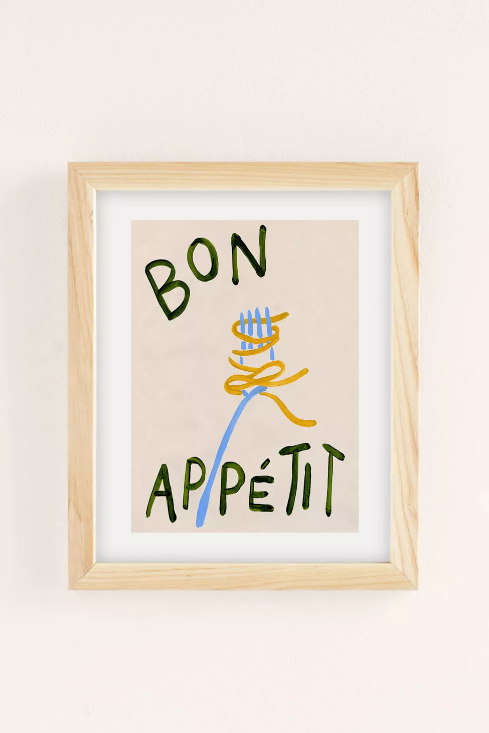 Sabina Fenn Illustration Bon Appétit Art Print | Urban Outfitters (US and RoW)