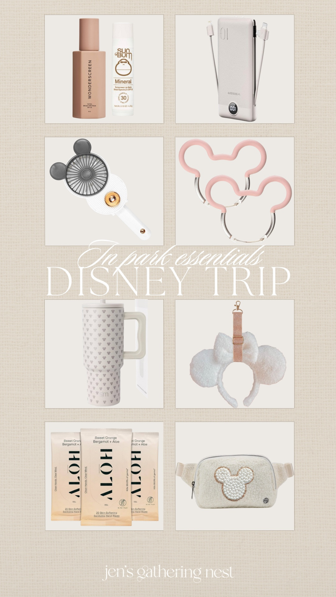Disney trip must haves 🐭

#disney #disneyworld #disneyland #disneymusthaves #minnie #mickey #disneymusthaves #disneyfinds 

#LTKTravel #LTKFamily #LTKSeasonal