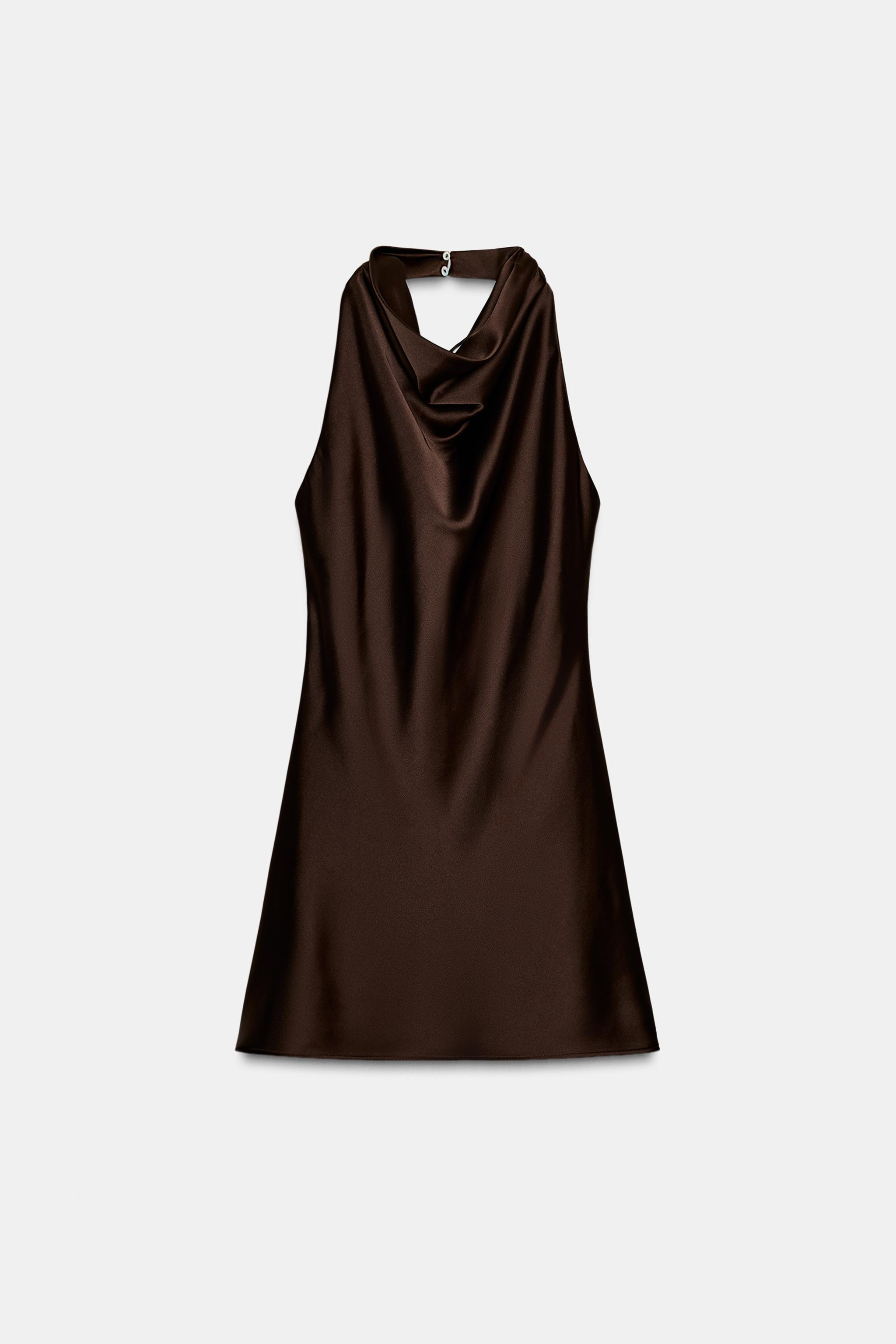 SHORT SATIN DRESS | Zara UK