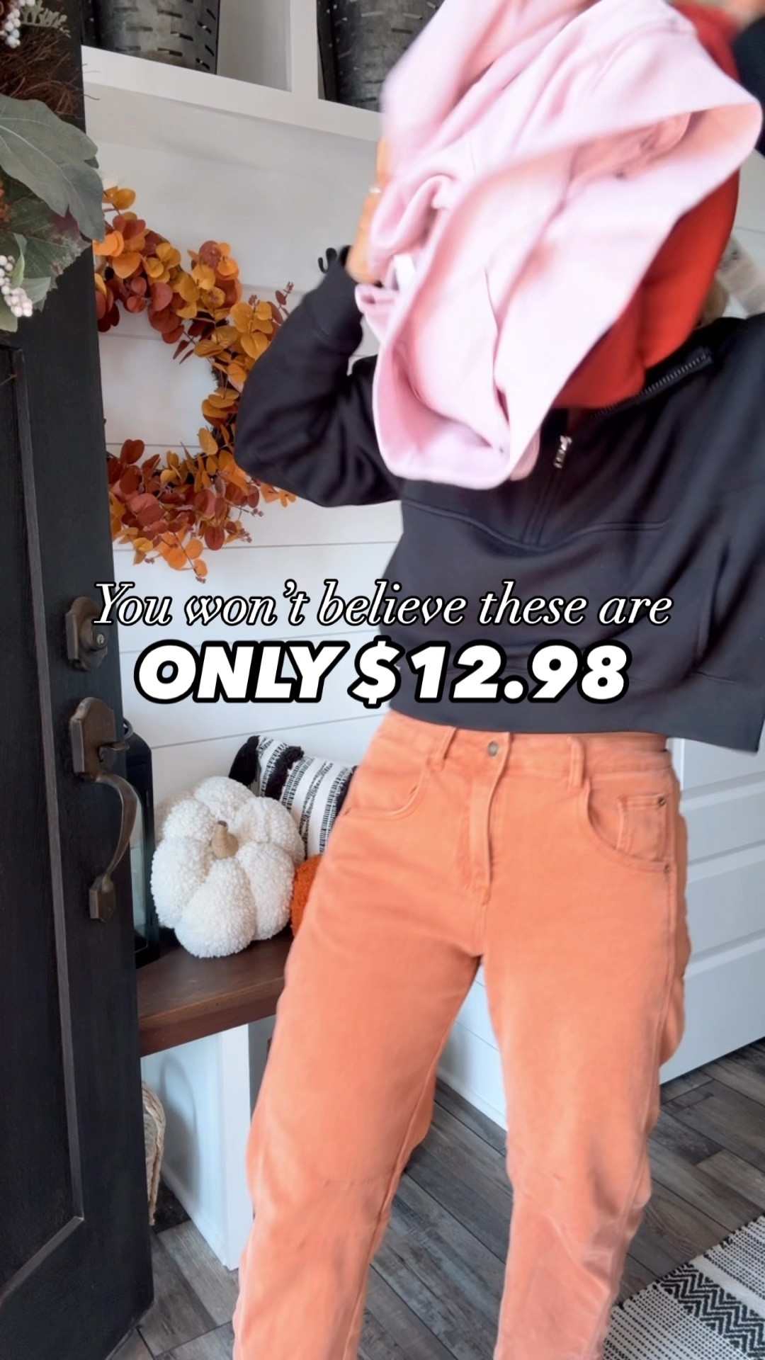 I couldn’t move these 1/4 zip pullovers any more and the fact that they are only $12.98 warrants me buying allllll the colors!!!
⬇️⬇️⬇️
Tops Sized up to medium 
Pants size small (run roomy)


#LTKFindsUnder50 #LTKStyleTip #LTKVideo