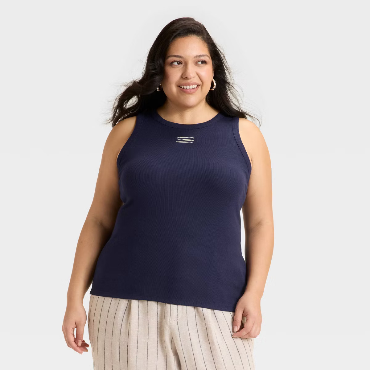 Women's Slim Fit Ribbed Tank Top - A New Day™ | Target