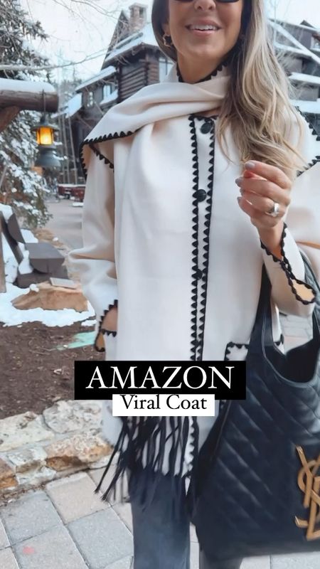 Amazon viral wool coat with a scarf. Chic and so beautiful! I am 5’9” wearing a size medium for a more oversized fit.
Paired with a good jeans and western boots. Great outfit for a winter dinner.

#LTKSeasonal #LTKfindsunder100 #LTKstyletip