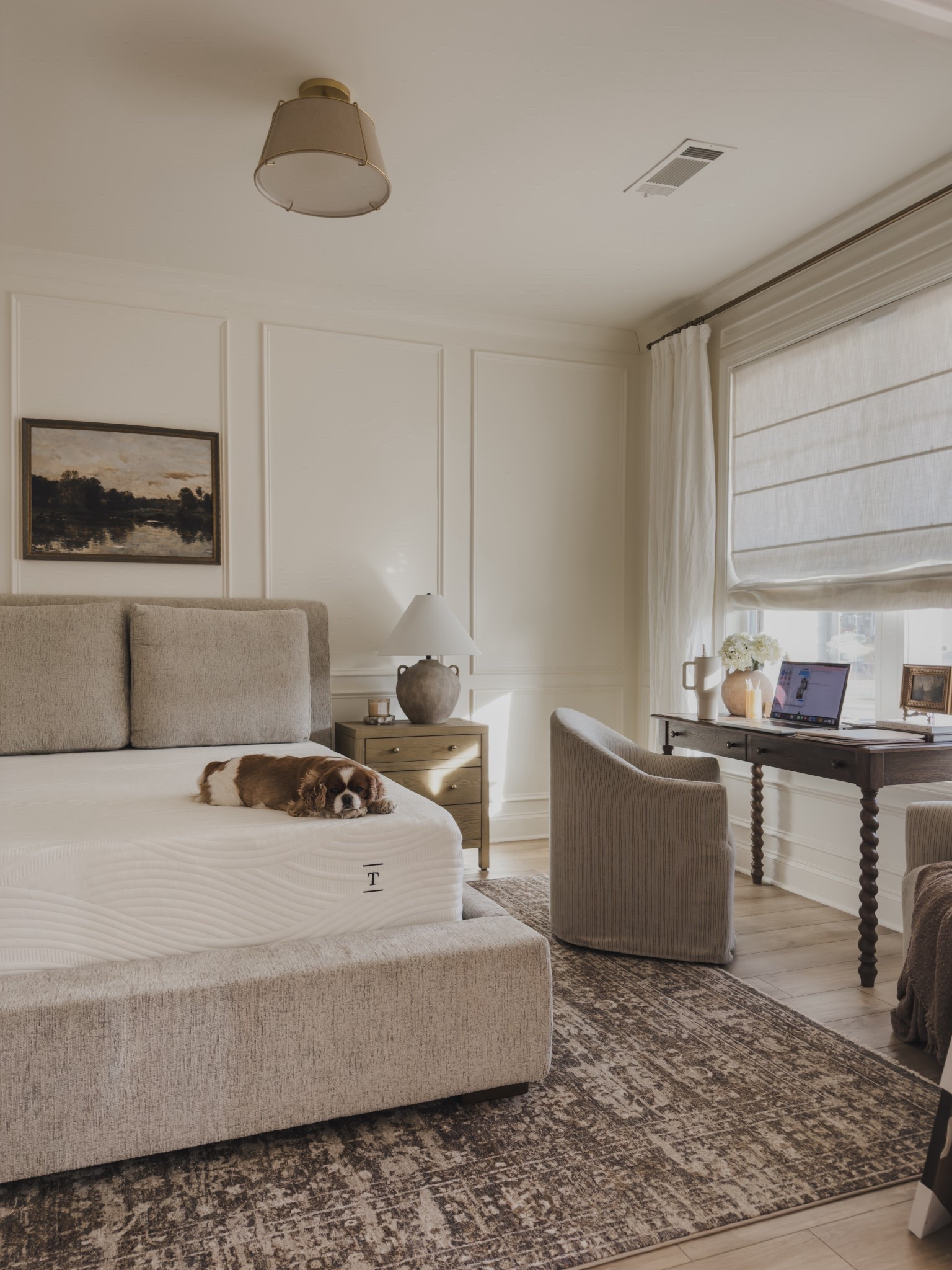 Upgrading my guest bed with the Tiami Luxury Hybrid Mattress! I knew I want to give my guest all the luxury vibes in this space with comfort and durability. I use the Leesa mattress in my primary bedroom which is the sister company so I immediately that we would love this mattress. 

Featuring five layers -the cover, the comfort layer, the recovery layer, the support system and advanced edge support. The cover is a Soft, lofted wave designed to be naturally cooling
90% organic cotton. I cannot wait to give my guests the best stay possible with quality and comfort.

Home finds, neutral home inspo, guest bedroom, refresh, mattress, favorites, quality over quantity, neutral, bedframe, light and bright, furniture, favorites, neutral area, rug, office, desk, spring, refresh, cozy, bedding, lighting details, linen curtain, brass detail, Roman shades, accent chair, shop the look!