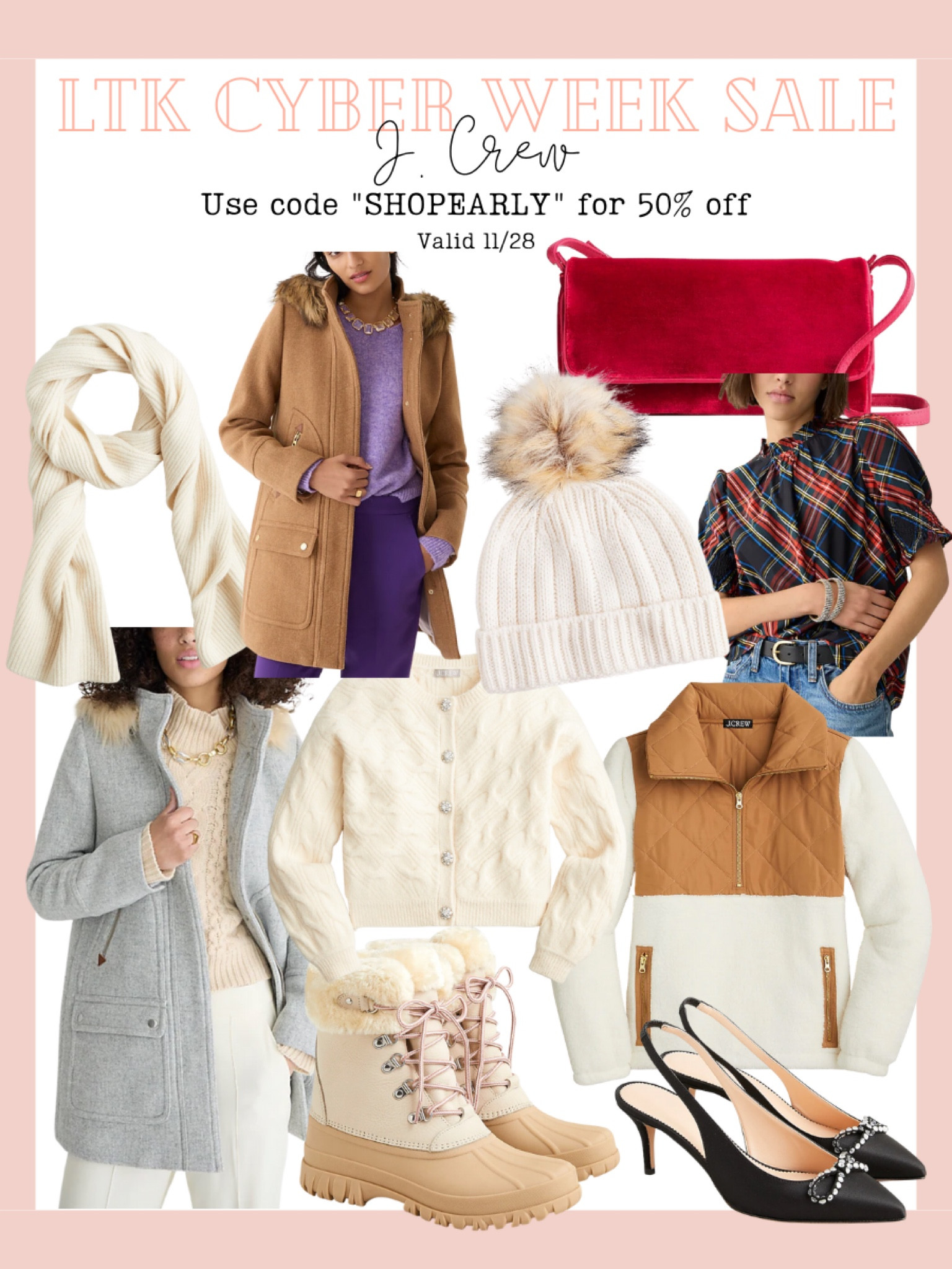 Get 50% off at J. Crew🌟 So many cute gifts and winter items ❄️ 

#LTKHoliday #LTKCyberweek #LTKSeasonal