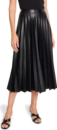 Pleated Faux Leather Skirt | Nordstrom