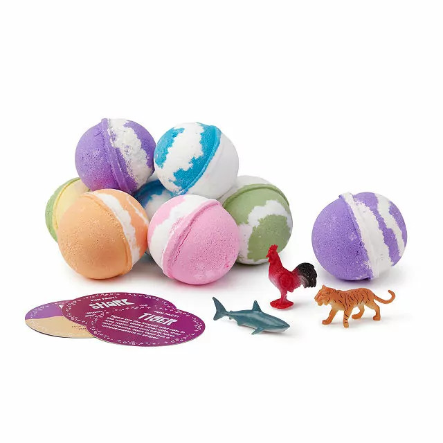 Educational Surprise Bath Fizzies - Set of 5 | UncommonGoods