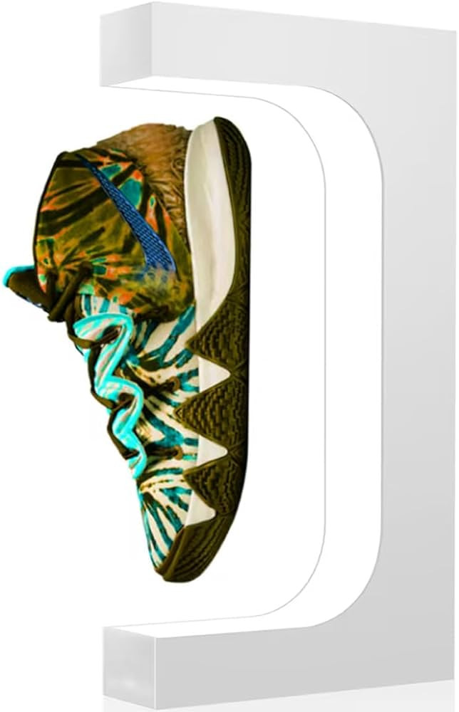 UVEHAS Floating Shoe Display, Levitating Rotating Sneaker Display Stand Acrylic Magnetic Suspensi... | Amazon (US)