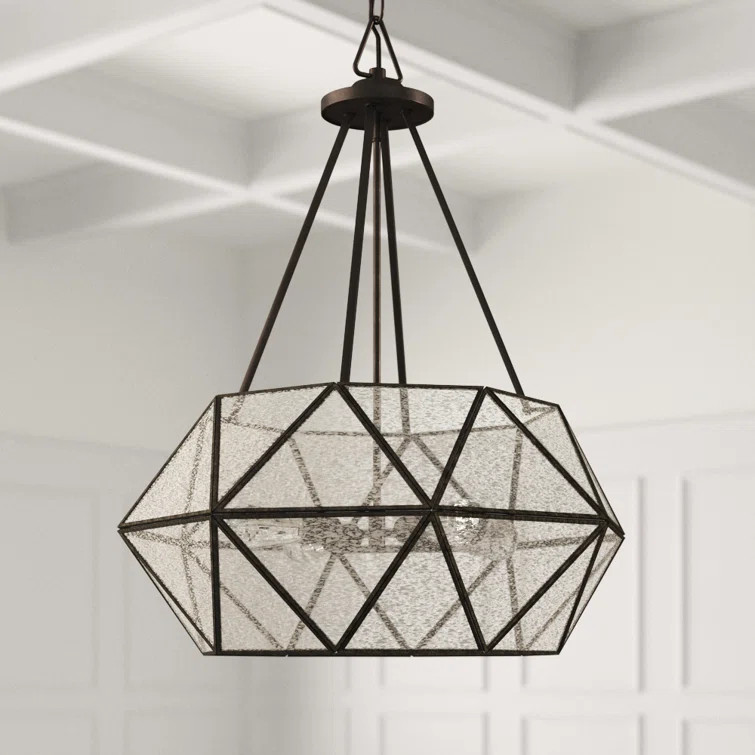 Coyle 4 - Light Unique Geometric Chandelier | Wayfair North America