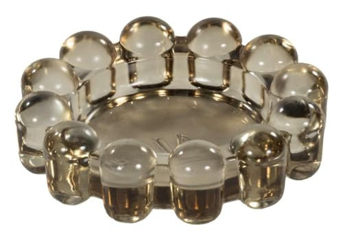 Alice Lane Home Collection Original Smoky Glass Large Bubble Candle Dish | Amazon (US)