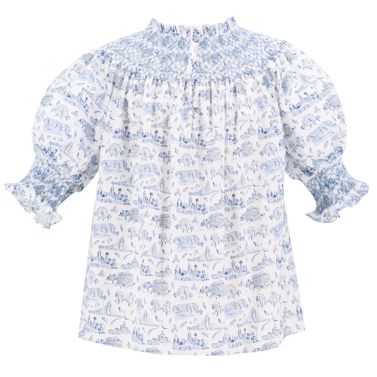 Women's Alice Shirt - Dallas Blue | Dondolo