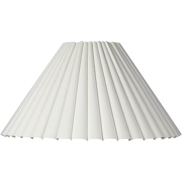 Brentwood Large Box Pleat Empire Lamp Shade 7" Top x 20.5" Bottom x 10.75" High x 12.5" Slant (Sp... | Target
